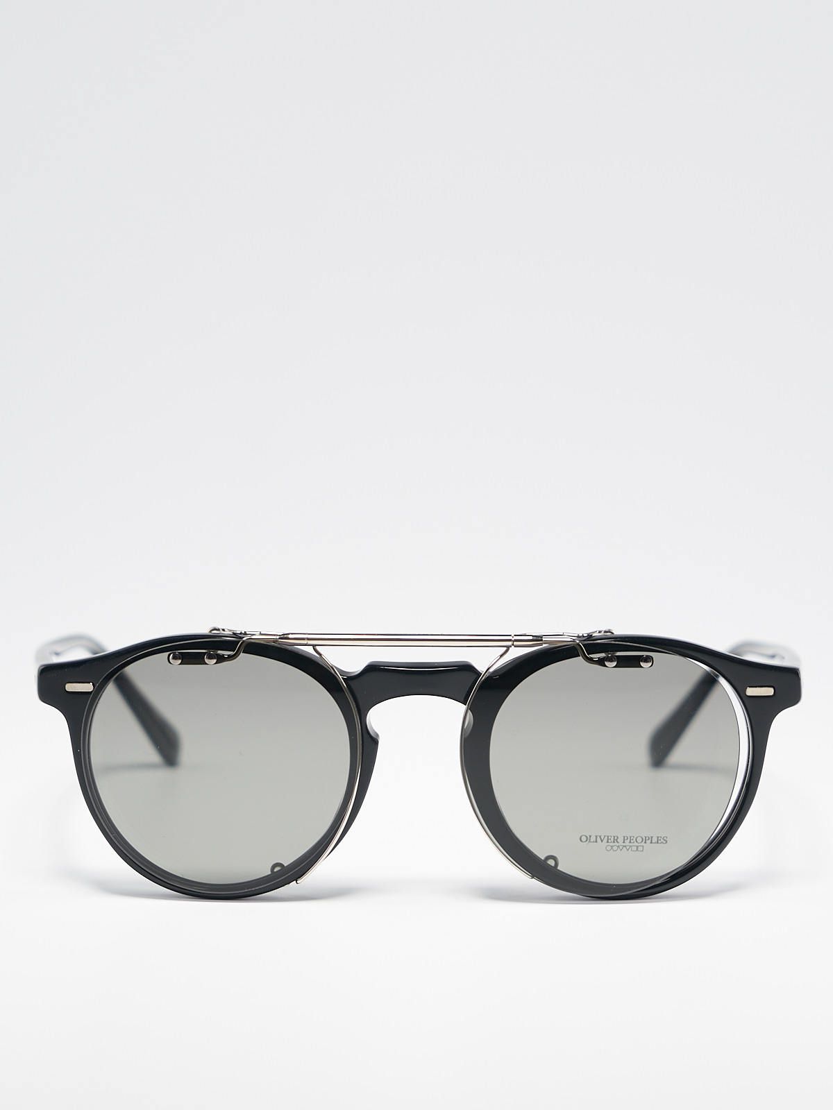 Oliver Peoples Gregory Peck black + flip-up polarized - Зображення 2