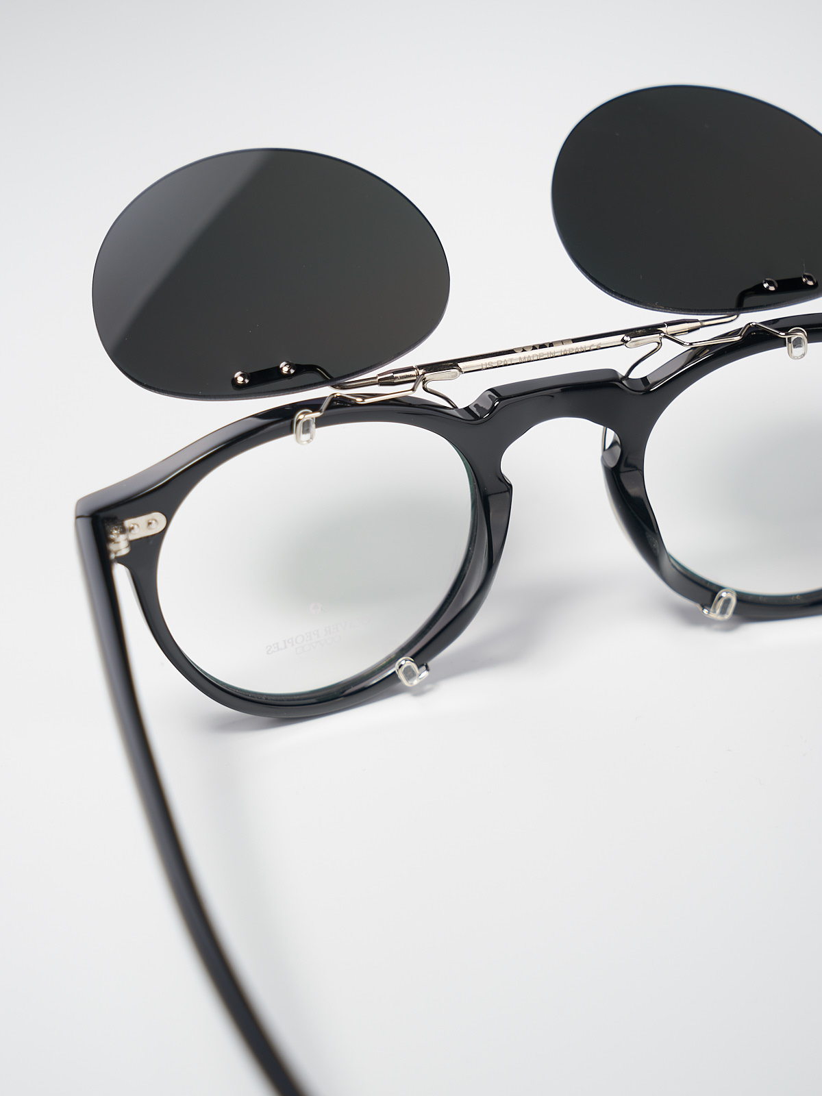 Oliver Peoples Gregory Peck black + flip-up polarized - Зображення 4
