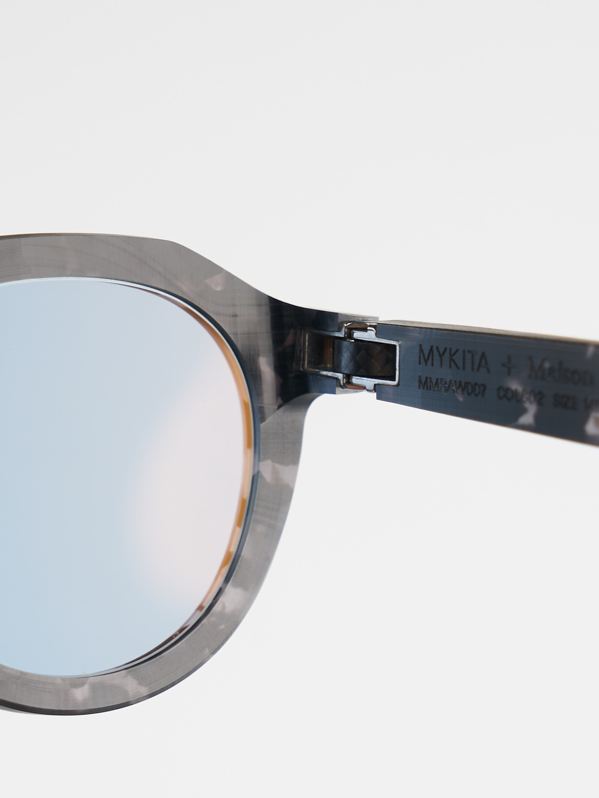 Mykita + Maison Margiela MMRAW007 raw black havana - Зображення 4