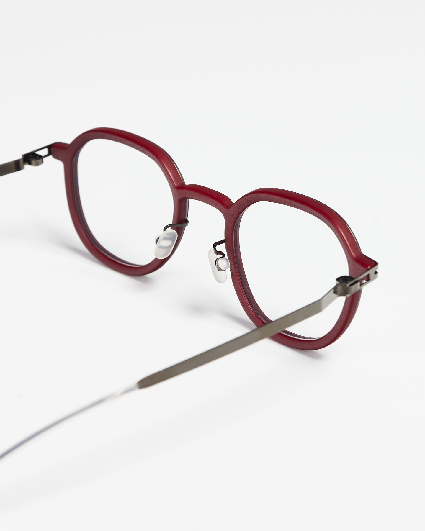 Mykita Mylon Hybrid Birch cranberry/shiny graphite - Зображення 4