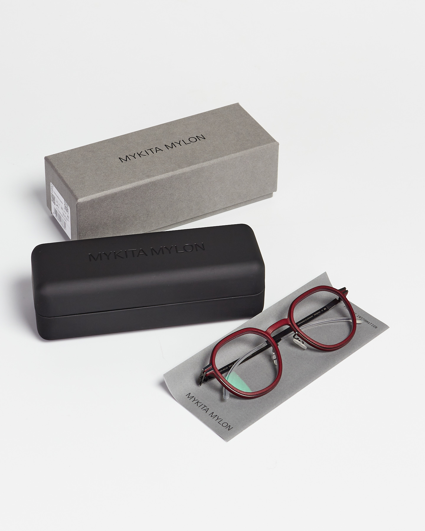 Mykita Mylon Hybrid Birch cranberry/shiny graphite - Зображення 7