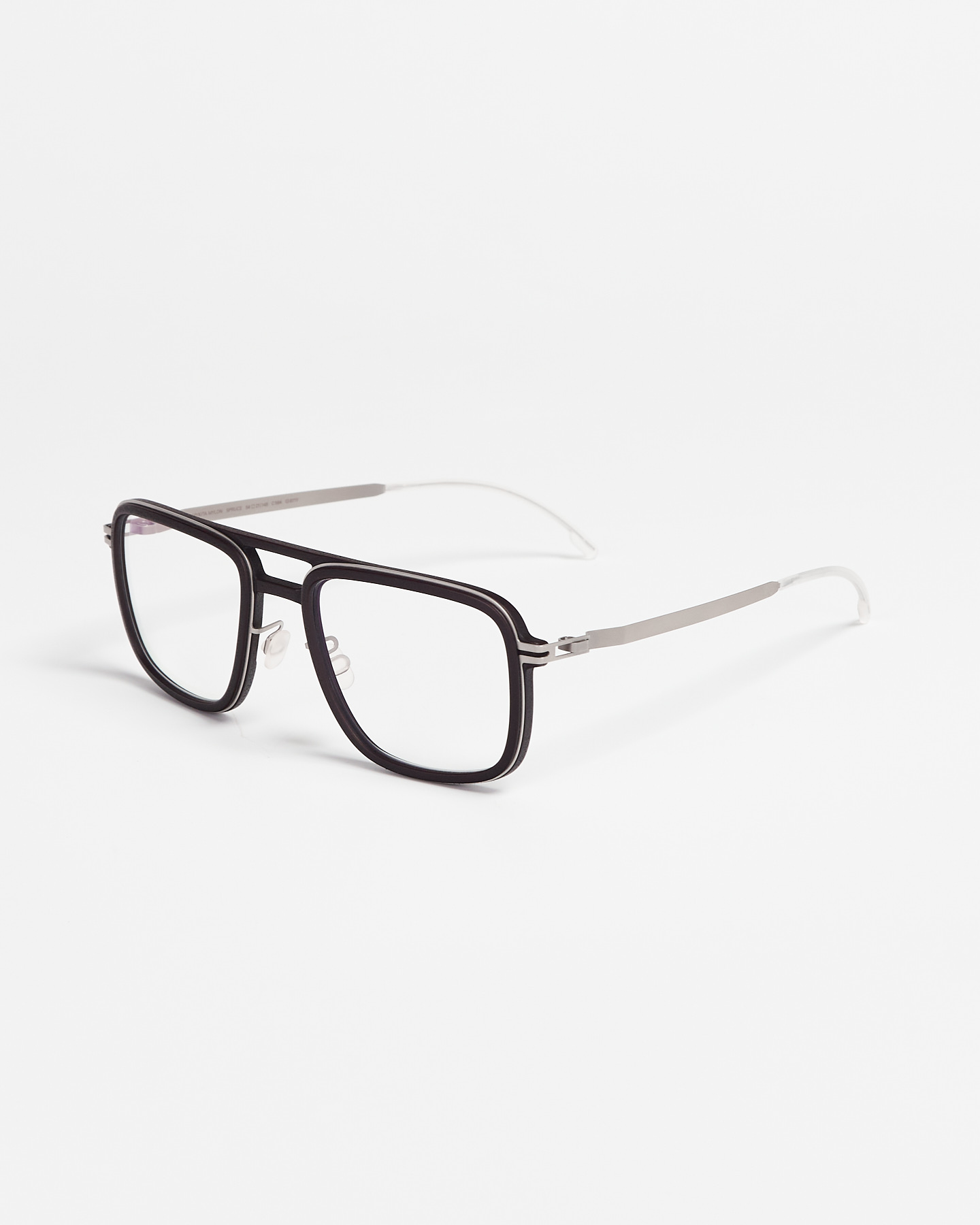 Mykita Mylon Hybrid Spruce pitch black/matte silver - Зображення 3