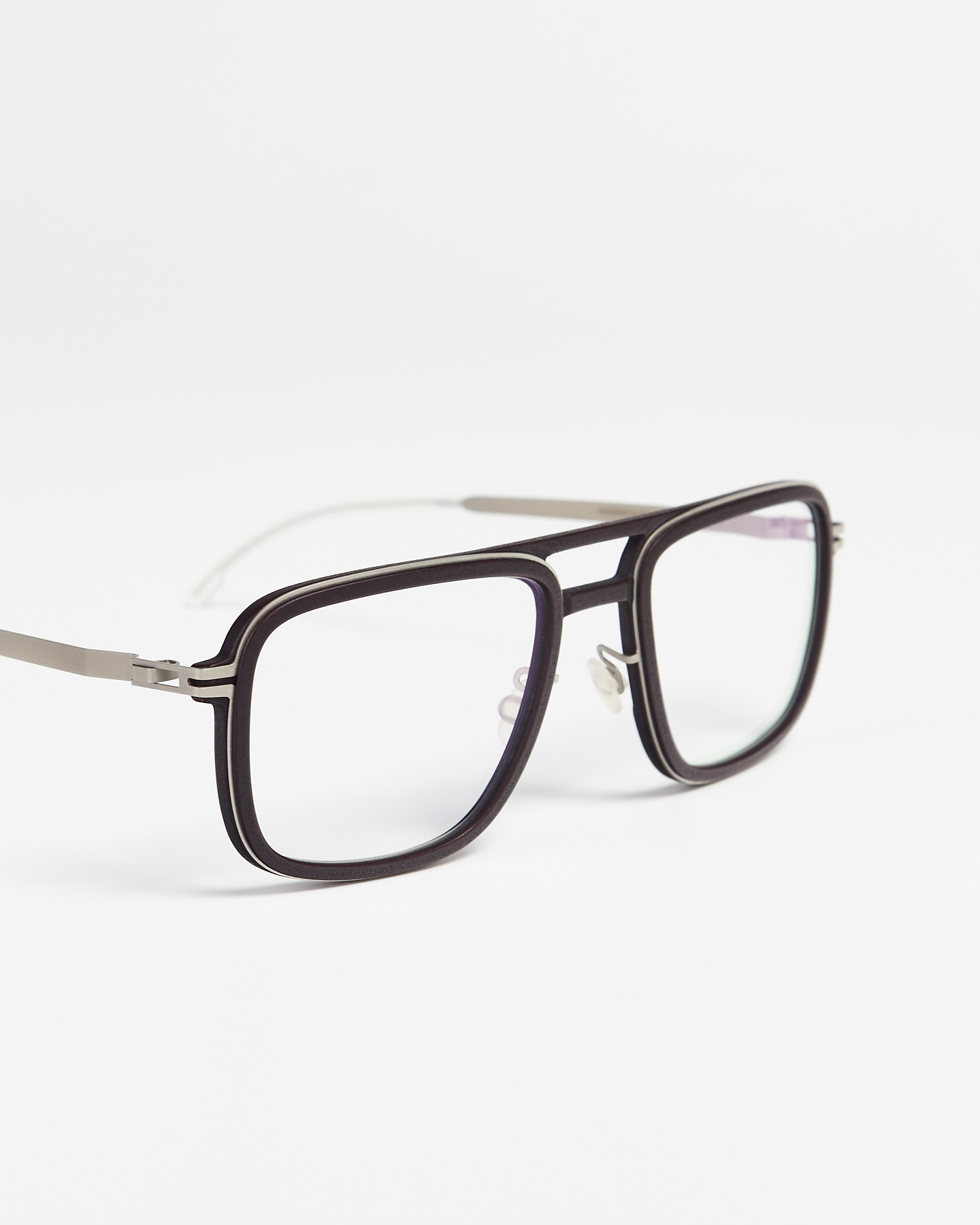 Mykita Mylon Hybrid Spruce pitch black/matte silver - Зображення 4