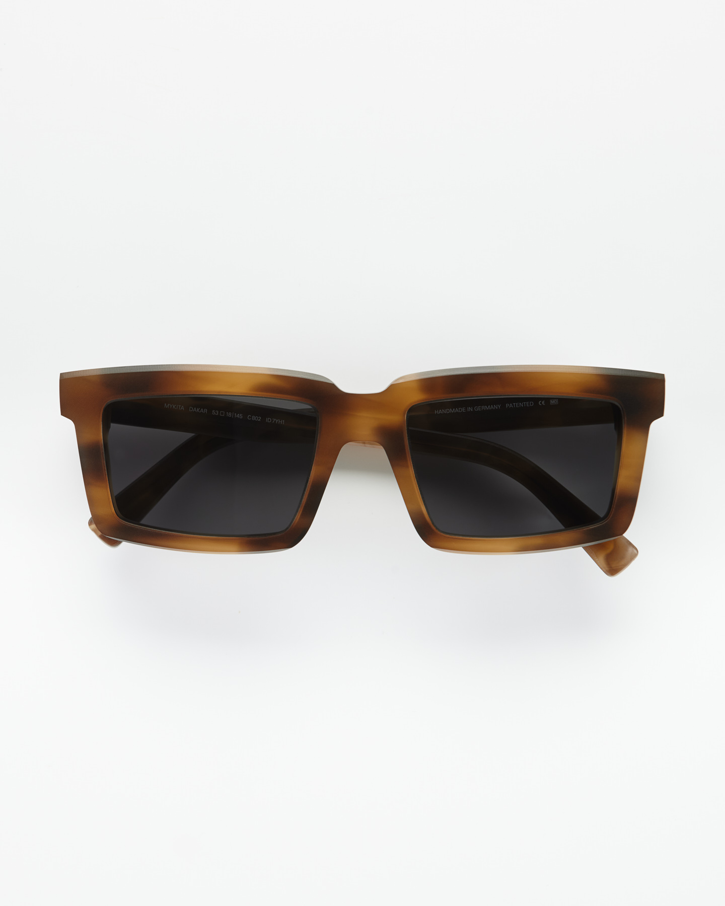 Mykita Acetate Bold Dakar chilled raw galapagos+silver/dark grey solid