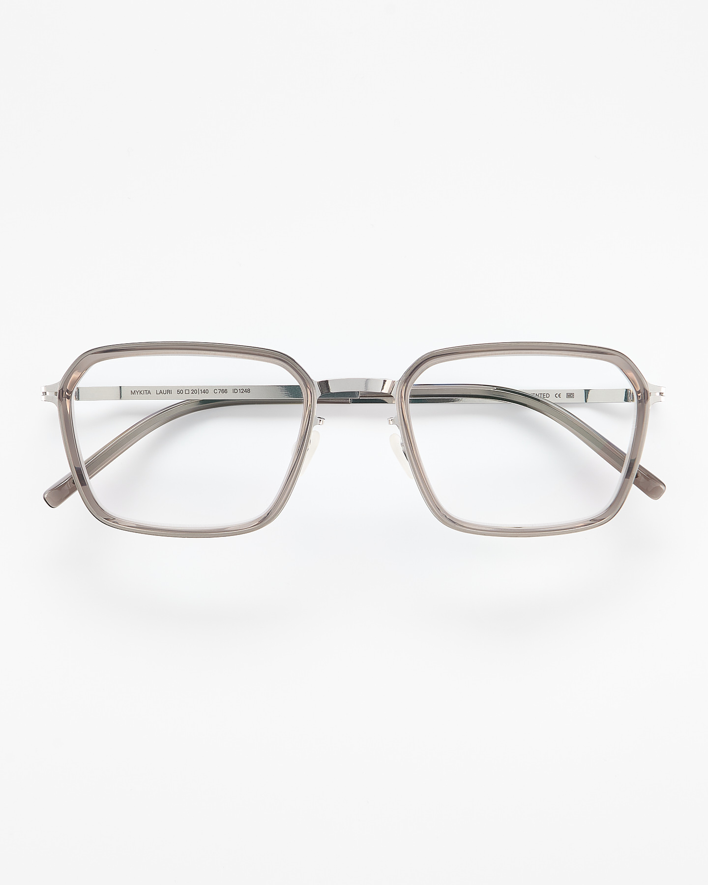 Mykita Lite Lauri shiny silver/clear ash